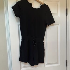 SPANX Black Short Sleeve romper